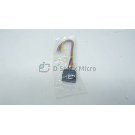 dstockmicro.com Cable Adaptateur d'alimenation IDE MOLEX 4PINS vers SATA  3801-001300