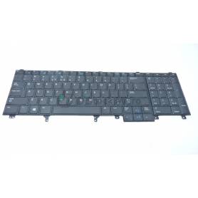 Keyboard QWERTY - NSK-DW4UC 1D - 06H4JY  - Without card / Without connector -for DELL Latitude E5520, E5530, E6520, E6530, E6540