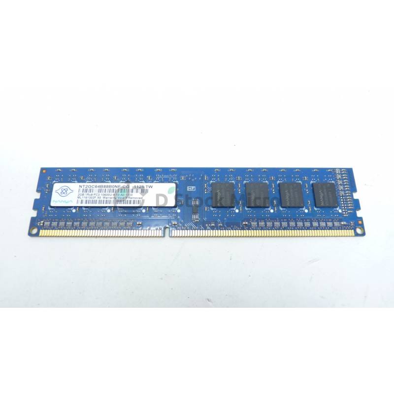 Mémoire RAM NANYA NT2GC64B88B0NF-CG 2 Go 1333 MHz - PC3-10600U (DDR3-1333) DDR3  - Picture 1 of 1