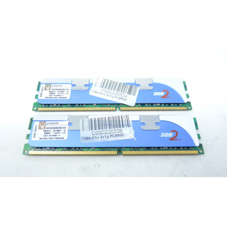 dstockmicro.com - RAM memory KINGSTON KHX8500D2K2/2G 4 GB Kit (2 x 2 GB) 1066 MHz - PC8500 (DDR2-1066) DDR2 DIMM	