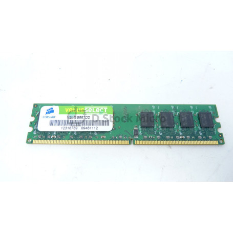 dstockmicro.com - Mémoire RAM Corsair VS1GB667D2 1 Go 667 MHz - PC2-5300 (DDR2-667) DDR2 DIMM