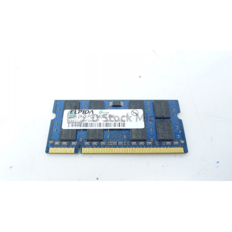 dstockmicro.com - Mémoire RAM ELPIDA EBE21UE8AFSA-8G-F 2 Go 800 MHz - PC2-6400S (DDR2-800) DDR2 SODIMM