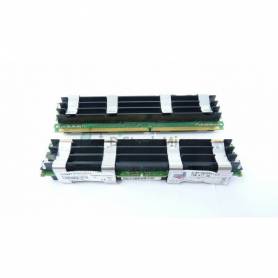 MICRON Memory MT9HTF6472JY-667B4D3 RAM 1 GB Kit (2 x 512 MB)PC2-5300F 667 MHz DDR2 ECC Fully Buffered DIMM