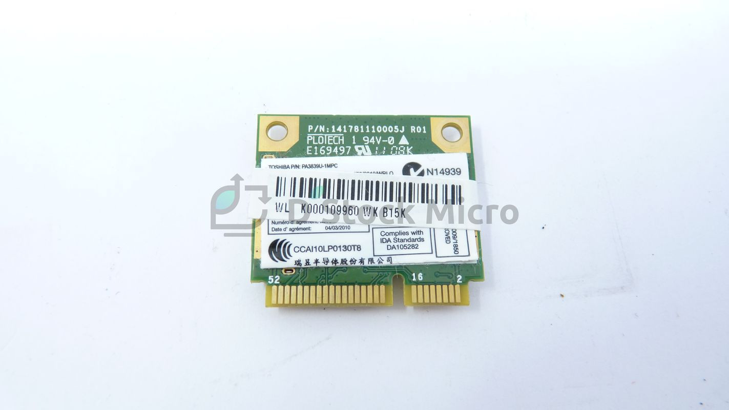 Écran LCD LED 17.3" Pour Toshiba Satellite C660-1R3 - Résolution 1600x900, Neuf Sous Garantie