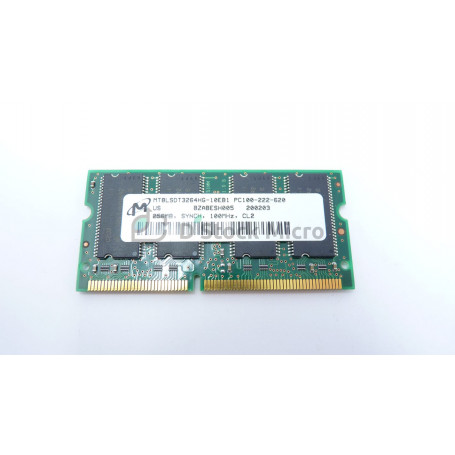 dstockmicro.com RAM memory Micron MT8LSDT3264HG-10EB1 256 Mb 100 MHz - PC100 SDRAM SODIMM