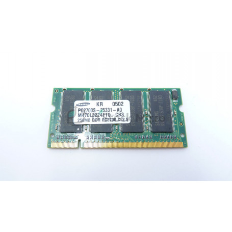 dstockmicro.com RAM memory Samsung M470L3224FT0-CB3 256 Mb 333 MHz - PC2700S (DDR-333) DDR1 SODIMM