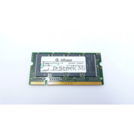 dstockmicro.com RAM memory INFINEON HYS64D32020GDL-7-B 256 Mb 266 MHz - PC2100 (DDR-266) DDR1 SODIMM