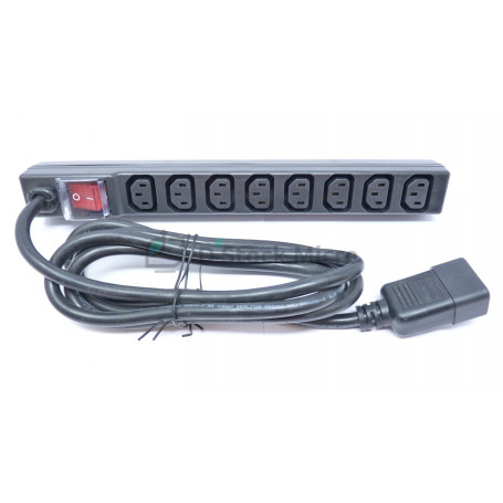 Multiprise IEC C20 vers C13 x 8 HP Modular PDU Extension Bar EO4601 228480–002 252638-001