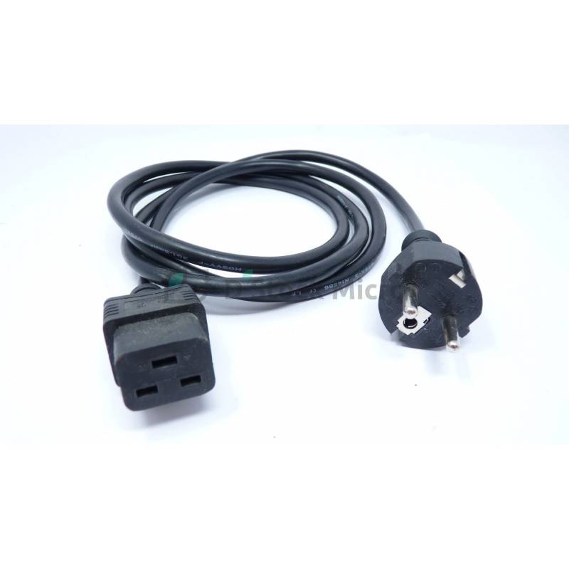 Monoprice Cavo Adattatore C19 A NEMA 5-15P - 2,4 Metri, 14AWG, 15A, Per Server E PDU