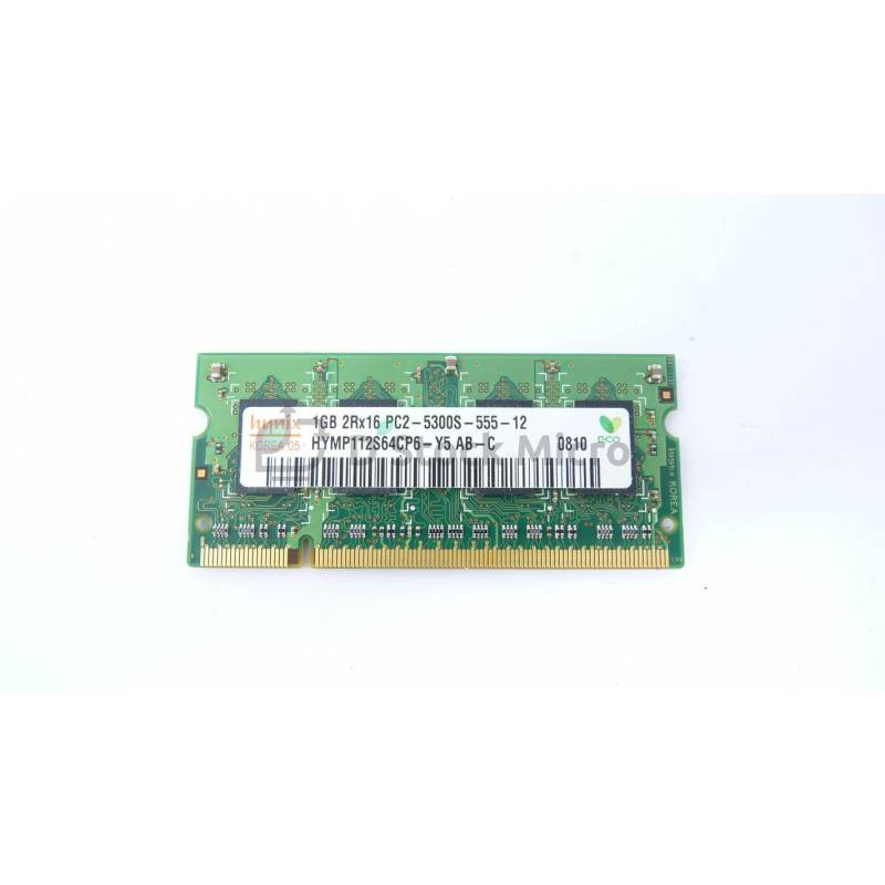 RAM memory Hynix HYMP112S64CP6-Y5AB-C 1 Go 667 MHz - PC2-5300S (DDR2-667)  DDR2 ECC Unbuffered SODIMM