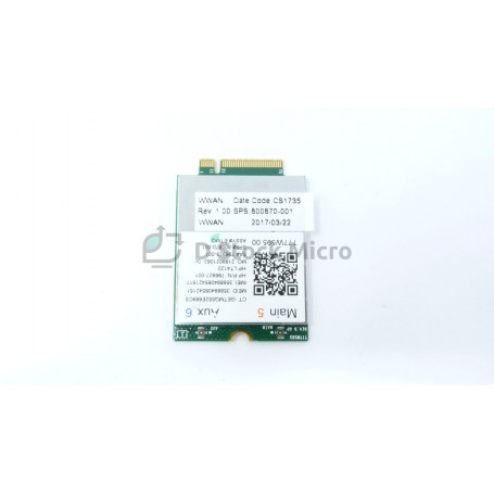 dstockmicro.com Carte 3G FOXCONN T77W595 HP EliteBook 840 G3,Elitebook 850 G3 800870-001	