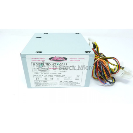 Alimentation ADVANCE ATX-5012 (VP-5002A) - 480W