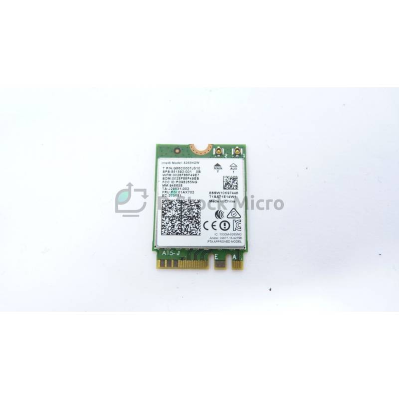 Carte WiFi Intel 8265NGW Pour Lenovo ThinkPad T480 – 01AX702 – Occasion