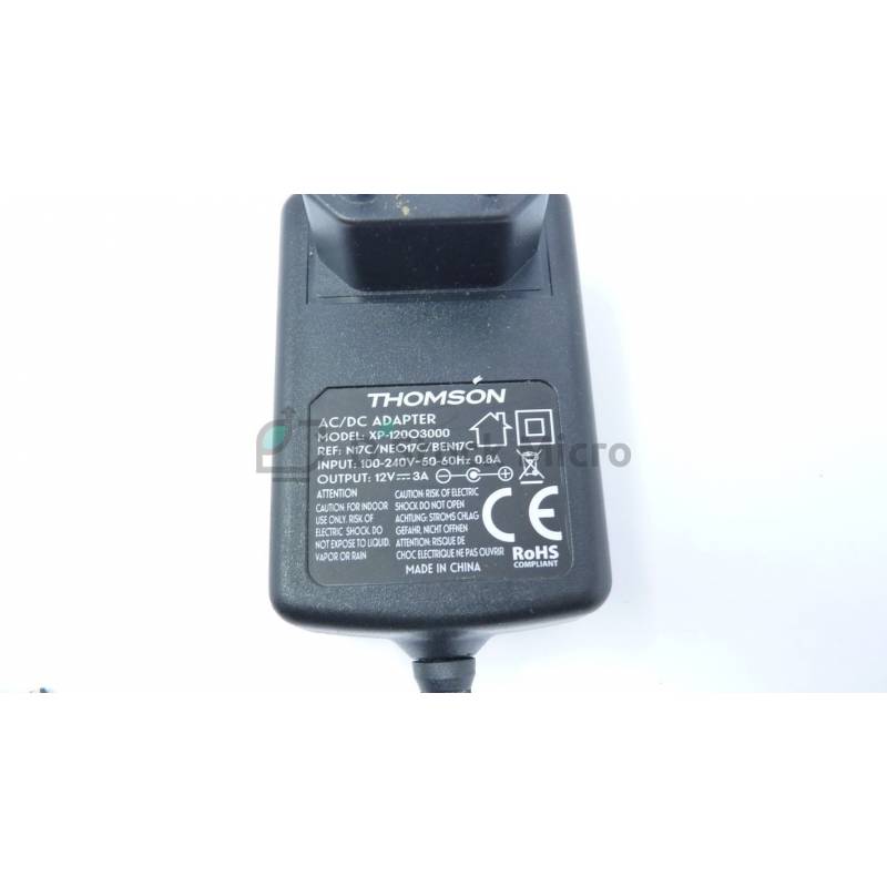 Chargeur Secteur 12V 2A Pour Thomson NEOX X6-4.32GR – Adaptateur Top Chargeur Avec Protection