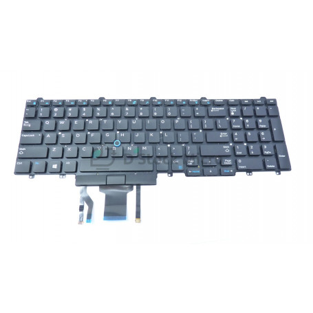 dstockmicro.com Keyboard QWERTY - MP-13P5 - 0383D7 for DELL Precision 7520