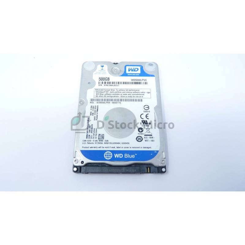 Disque dur interne Blue WD5000LPVX 6,4 cm (2,5) - 500 Go