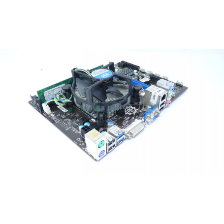 dstockmicro.com Carte mère Micro ATX MSI H81M-P33 Socket LGA 1150 - DDR3 DIMM 4Go - Processeur Intel® Pentium® G3220
