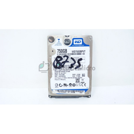 dstockmicro.com Western Digital WD7500BPVT-80HXZT3 640 Go 2.5" SATA Hard disk drive HDD 5400 rpm	