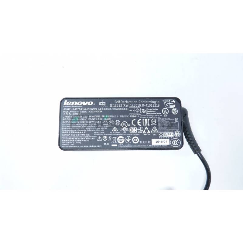 AC Adapter Lenovo ADLX45NCC3A - 00HM615 20V 2.25A 45W