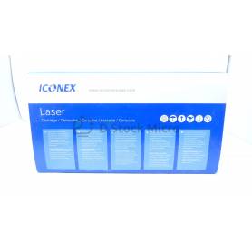 Toner Iconnex CF401X, 201X - Cyan - 8085-0069 - Pour HP Color Laserjet Pro M252 Cyan High Yield