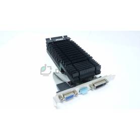 Carte vidéo PCI-E MSI NVIDIA GeForce GT 610 2GB GDDR3 - DVI HDMI VGA - N610-2GD3H/LP - Low Profile