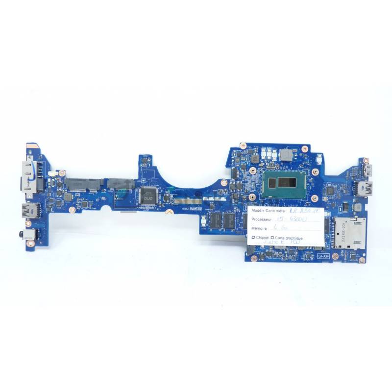 Motherboard with processor Intel Core i5 I5-4300U - intel® HD 4400 LA-A341P  for Lenovo ThinkPad Yoga (Type 20C0)