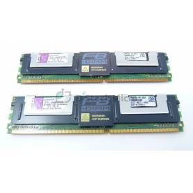 Mémoire RAM KINGSTON KTH-XW667LP/2G 2 GB Kit (2 x 1 GB) 667 MHz - PC2-5300F (DDR2-667) DDR2 ECC Fully Buffered DIMM