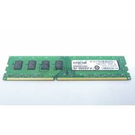 Mémoire RAM Crucial CT25664BA1339.C16FKD2 2 Go 1333 MHz - PC3-10600U (DDR3-1333) DDR3 DIMM
