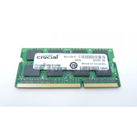 dstockmicro.com Crucial CT51264BC1339.M16FMR 4GB 1333MHz RAM - PC3-10600S (DDR3-1333) DDR3 SODIMM