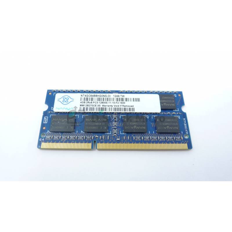 Mémoire RAM Nanya NT4GC64B8HG0NS-DI 4 Go 1600 MHz - PC3-12800S (DDR3-1600)  DDR3 SODIMM