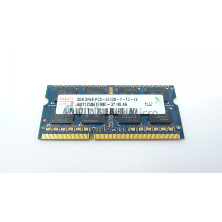 dstockmicro.com Mémoire RAM Hynix HMT125S6TFR8C-G7 2 Go 1066 MHz - PC3-8500S (DDR3-1066) DDR3 SODIMM