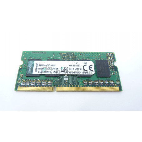 dstockmicro.com Kingston KVR16S11S6/2 2GB 1600MHz RAM - PC3-12800S (DDR3-1600) DDR3 SODIMM