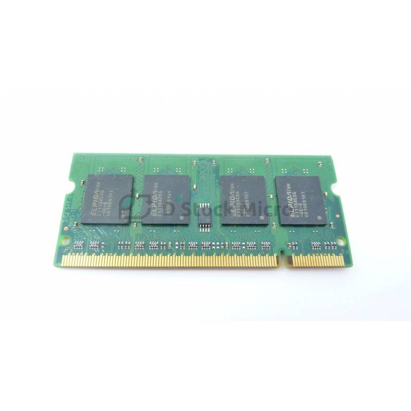 2 Barrettes RAM DDR2 1 Go PC2-5300 Pour Portable - Micron - État Neuf Ouvert