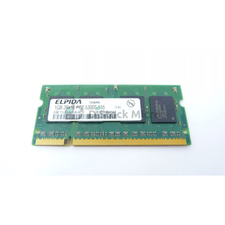 dstockmicro.com ELPIDA EBE11UE6ACUA-6E-E 1GB 667MHz RAM Memory - PC2-5300S (DDR2-667) DDR2 SODIMM