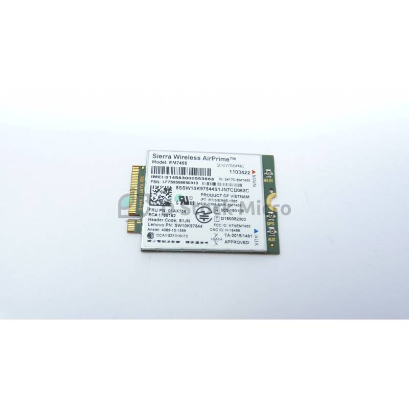 Carte 4G Sierra Wireless AirPrime EM7455 Pour Dell Latitude 5289 2-in-1 - Occasion, 6 Mois Garantie