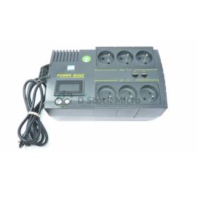 Nitram Power Boxx PB 650 LCD 650VA / 390W UPS - power strip - surge protector