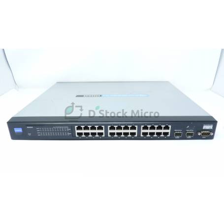 dstockmicro.com Switch Cisco Linksys SRW2024 24-Port 10/100/1000 Gigabit Switch with WebView