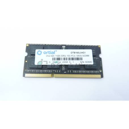dstockmicro.com Mémoire RAM Ortial OTB160L04G1 4 Go 1600 MHz - PC3L-12800S (DDR3-1600) DDR3 SODIMM