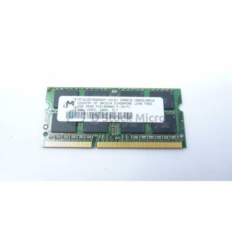 dstockmicro.com Mémoire RAM Micron MT16JSF25664HY-1G1D1 2 Go 1066 MHz - PC3-8500S (DDR3-1066) DDR3 SODIMM