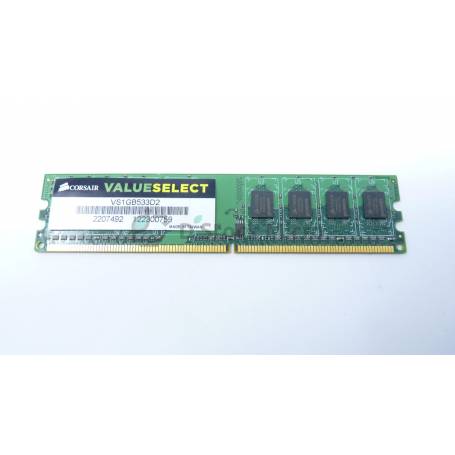 dstockmicro.com Mémoire RAM Corsair VS1GB533D2 1 Go 533 MHz - PC2-4200U (DDR2-533) DDR2 DIMM