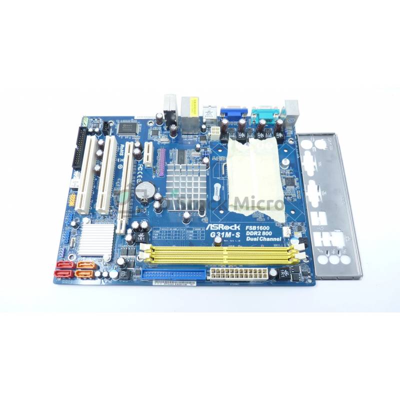 ASRock G31M-S Micro ATX Motherboard - LGA775 Socket - DDR2 DIMM