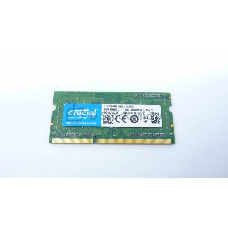 dstockmicro.com Crucial CT51264BF160BJ.C8FPD 4GB 1600MHz RAM - PC3L-12800S (DDR3-1600) DDR3 SODIMM