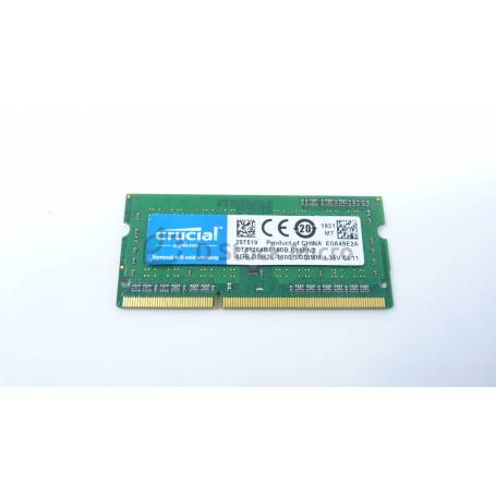 dstockmicro.com Crucial CT51264BF160B.C16FN2 4GB 1600MHz RAM - PC3L-12800S (DDR3-1600) DDR3 SODIMM