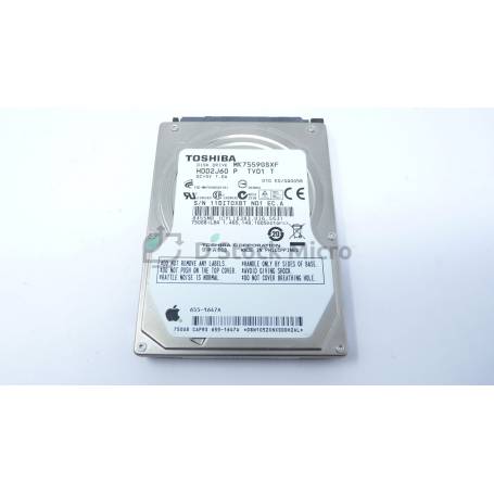 dstockmicro.com Toshiba MK7559GSXF 750 Go 2.5" SATA Disque dur HDD 5400 tr/min