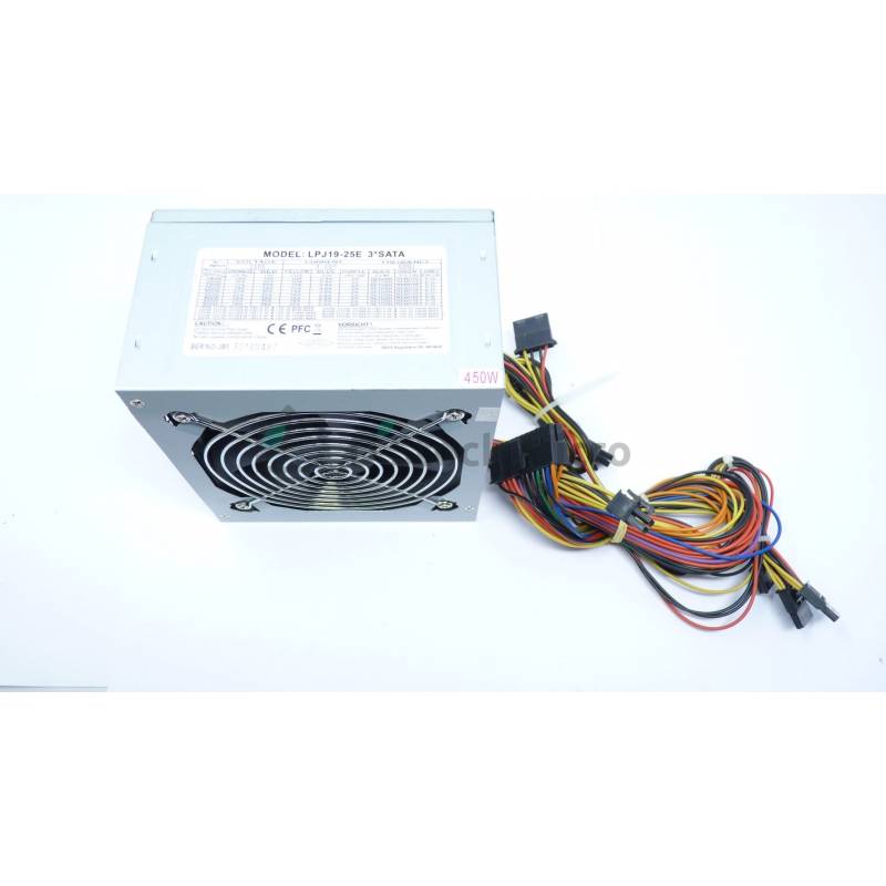 Alimentation PC Linkworld LPM6-25 480W – Unité Centrale Silencieuse, Idéale Pour Bureau Ou Montage Basique (occasion Révisée)