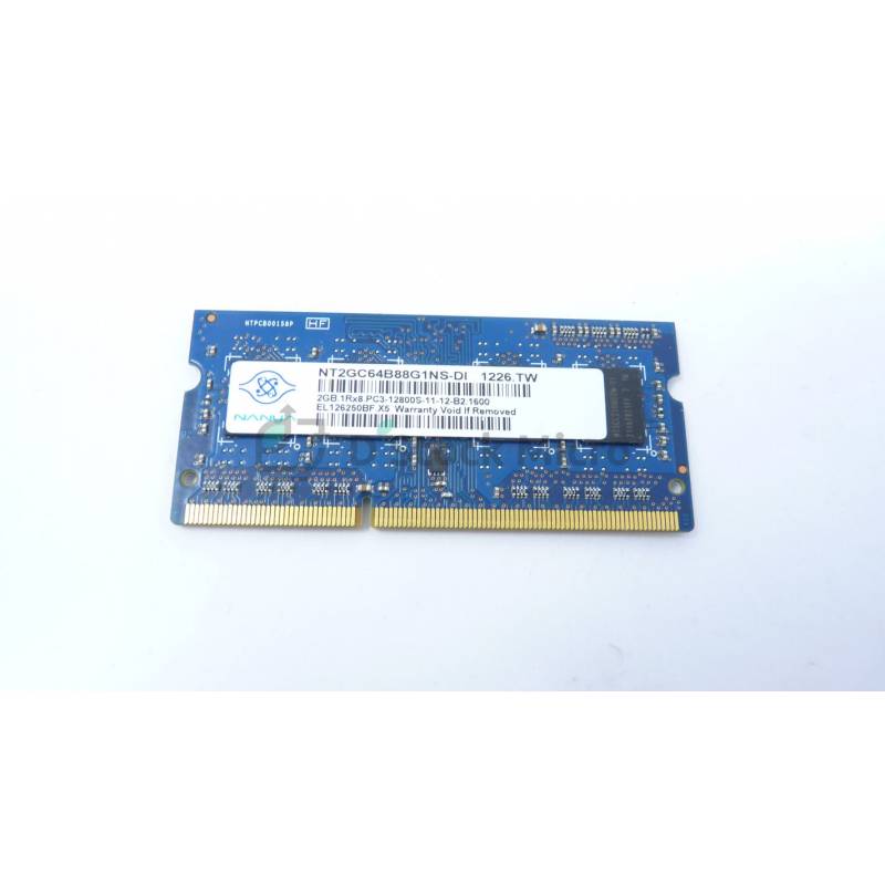 Mémoire RAM Nanya NT2GC64B88G1NS-DI 2 Go 1600 MHz - PC3-12800S (DDR3-1600) DDR3  - Picture 1 of 1