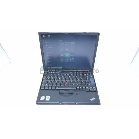 dstockmicro.com Ordinateur portable Lenovo ThinkPad X61 12.1" SSD 180Go Intel® Core™2 Duo T8300 4 Go Windows 10 Pro