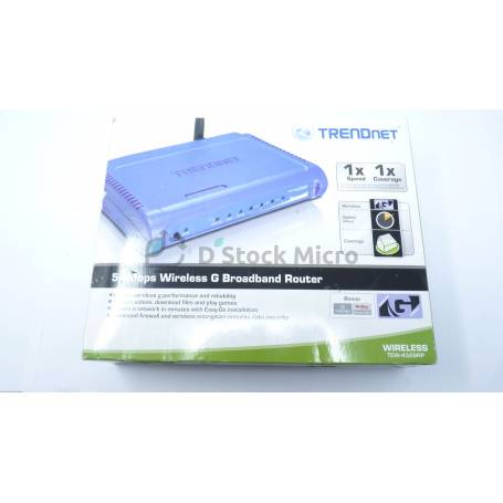 dstockmicro.com Routeur TRENDnet à large bande sans fil G 54Mbps - TEW-432BRP