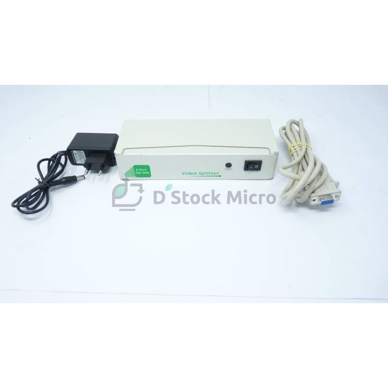 Video Splitter Switch VGA Splitter 8-port 350 MHz