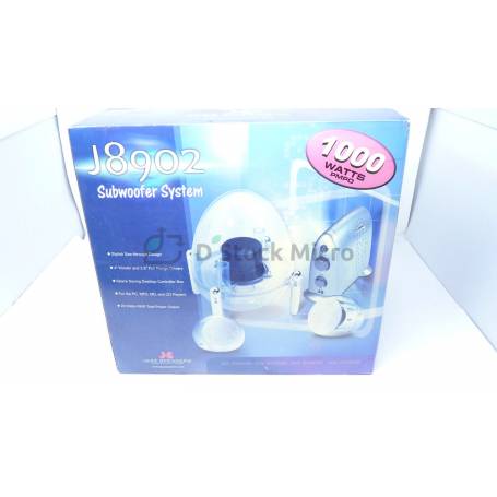 dstockmicro.com Subwoofer system Jazz Speakers J8902 Système de haut-parleurs 3 pièces - 20 Watts RMS